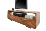 Classic Wooden TV Cabinet with Storage Shelves for Living Room - Image 4