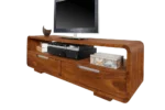 Classic Wooden TV Cabinet with Storage Shelves for Living Room - Image 5