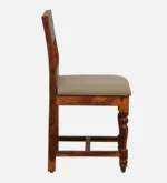 Contemporary Solid Wood 6 Seater Dining Table Set with Chairs - Image 2