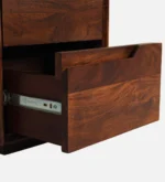 Contemporary Wooden Bedroom Bedside Storage Table - Image 5