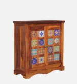Contemporary Wooden Household Utility Storage Organizer - Image 2