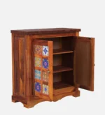 Contemporary Wooden Household Utility Storage Organizer - Image 5
