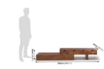 Contemporary Wooden TV Entertainment Unit for Modern Living Room - Image 3