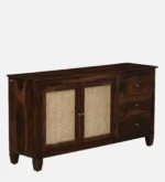 Dhruv Solid Sheesham Wood Modern Premium Storage Sideboard for Living Room - Image 4