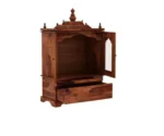 Divyansh Solid Sheesham Wood Traditional Pooja Mandir - Image 4