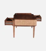 Elara Solid Sheesham Wood Natural Wooden Coffee Table for Living Room - Image 6