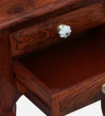 Elegant Contemporary Wooden Bedside Nightstand Storage Unit - Image 3