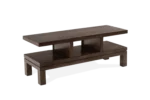 Elegant Modern TV Entertainment Unit with Storage Cabinet and Shelves - Image 3