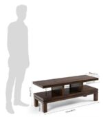 Elegant Modern TV Entertainment Unit with Storage Cabinet and Shelves - Image 2