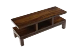 Elegant Modern TV Entertainment Unit with Storage Cabinet and Shelves - Image 7