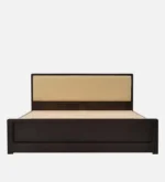 Elegant Solid Wood Bedroom Bed with Premium Natural Finish - Image 3