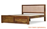 Elegant Wooden Bedroom Bed with Classic Headboard Design - Image 3