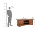 Elzavon Contemporary Living Room Console Cabinet - Image 6