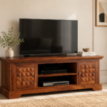 Elzavon Contemporary Living Room Console Cabinet