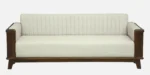 Haven Elegant Solid Sheesham Wood Designer 3 Seater Sofa - Image 4