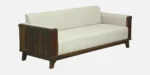 Haven Elegant Solid Sheesham Wood Designer 3 Seater Sofa - Image 5
