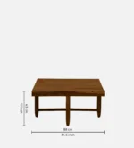 Hazel Solid Sheesham Wood Premium Nesting Side Table Set - Image 2