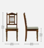 Javelle Premium Wooden Comfort Accent Chair - Image 5