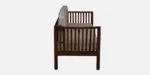 Kanha Natural Finish Wooden 3 Seater Sofa with Comfortable Armrest - Image 6