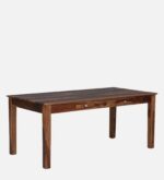 Kavya Solid Sheesham Wood Elegant 8 Seater Dining Table Set - Image 4