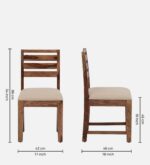 Kavya Solid Sheesham Wood Elegant 8 Seater Dining Table Set - Image 6
