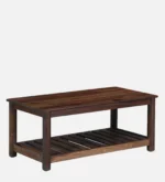 Liora Solid Sheesham Wood Contemporary Wooden Coffee Table - Image 6