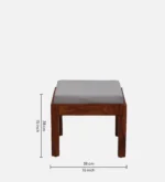 Marlow Solid Sheesham Wood Contemporary Nesting Coffee Table Set - Image 3