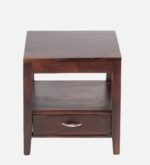 Minimal Contemporary Wooden Bedroom Side Storage Cabinet - Image 2