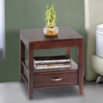 Minimal Contemporary Wooden Bedroom Side Storage Cabinet