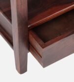 Minimal Contemporary Wooden Bedroom Side Storage Cabinet - Image 4