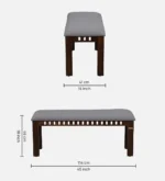 Modern Classic Wooden 6 Seater Dining Table Set for Family - Image 10
