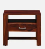 Modern Elegant Bedroom Wooden Nightstand Cabinet Table - Image 8