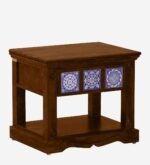Modern Elegant Wooden Bedside Nightstand Cabinet - Image 5