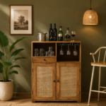 Modern Elegant Wooden Home Storage Cabinet Unit