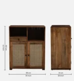 Modern Elegant Wooden Home Storage Cabinet Unit - Image 8