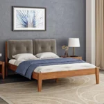 Modern Elegant Wooden Single Bed for Home