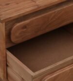 Modern Wooden Bedside Storage Nightstand Side Cabinet - Image 2