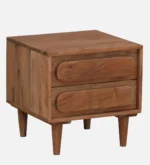 Modern Wooden Bedside Storage Nightstand Side Cabinet - Image 3