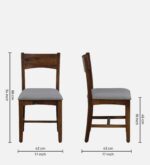 Navya Solid Sheesham Wood Natural Finish 8 Seater Dining Set - Image 7