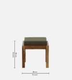 Nivorena Elegant Modern Natural Finish Center Table Set for Home - Image 2