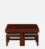 Mirevona Premium Crafted Wooden Coffee Table Set with Contemporary Design - Image 5