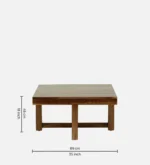Nivorena Elegant Modern Natural Finish Center Table Set for Home - Image 9