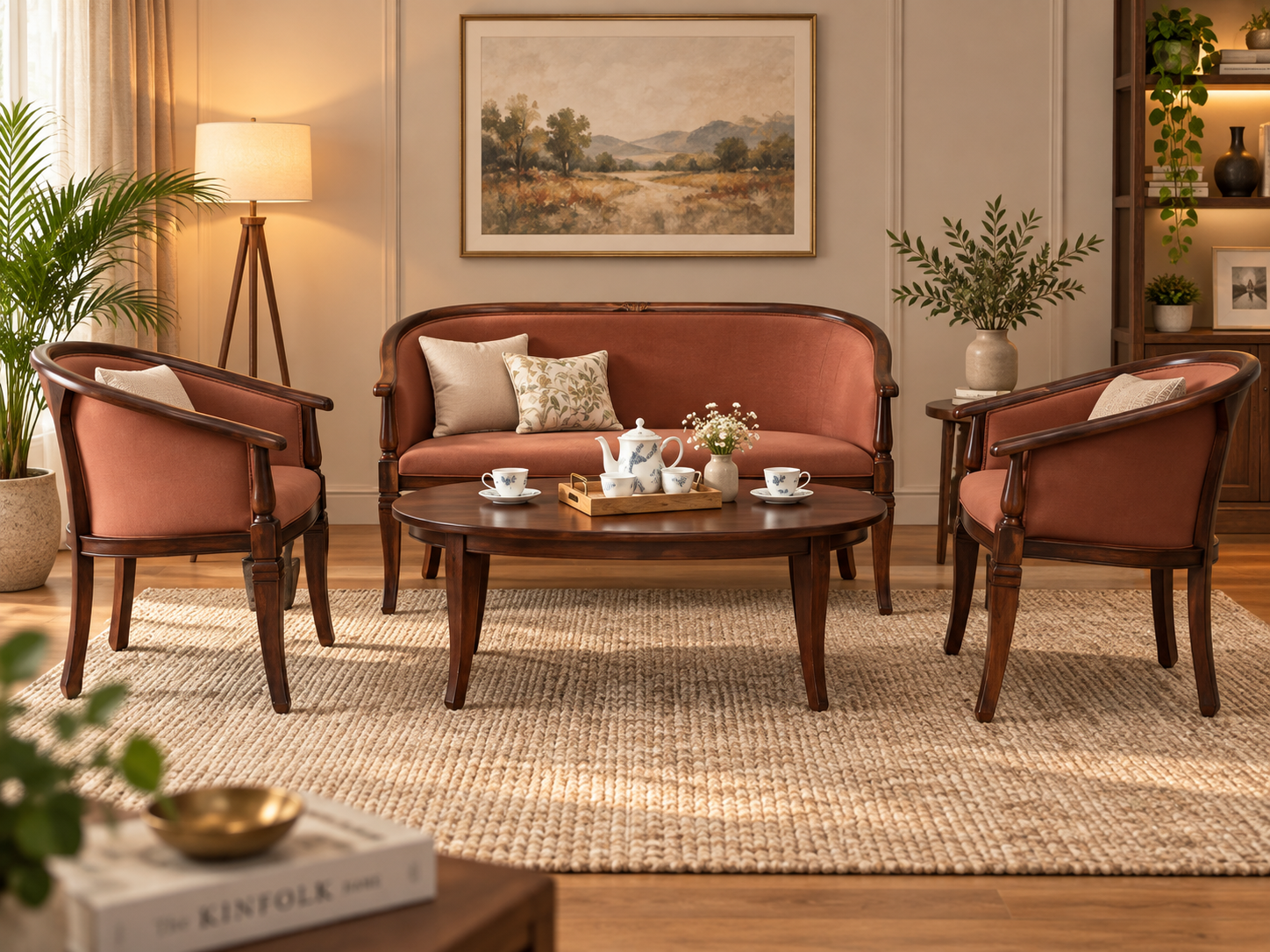 Olivarae Contemporary Wooden Coffee Table Set for Elegant Home Interiors sarve furniture (1) Olivarae Contemporary Wooden Coffee Table Set for Elegant Home Interiors - Image 1