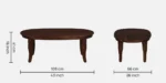 Olivarae Contemporary Wooden Coffee Table Set for Elegant Home Interiors - Image 10
