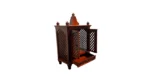 Prarthana Solid Sheesham Wood Elegant Home Temple with Decorative Design - Image 4
