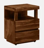 Premium Classic Wooden Bedside Drawer Storage Cabinet - Image 4