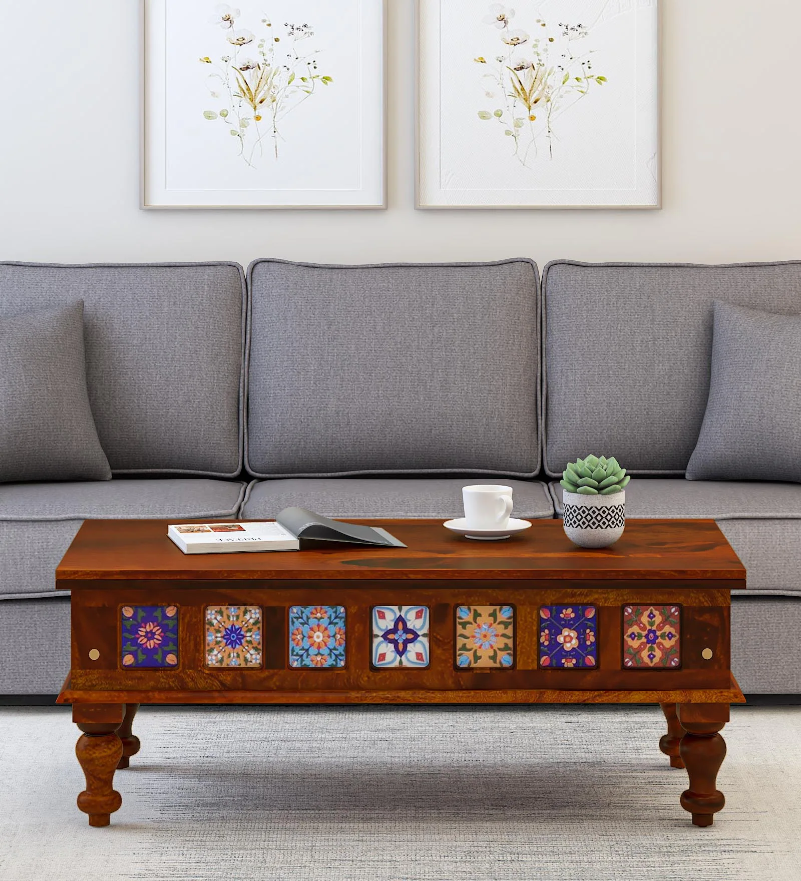 Premium Living Room Center Table with Functional Design (8) Premium Living Room Center Table with Functional Design - Image 1