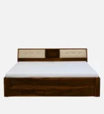 Premium Solid Sheesham Wood King Size Bed for Modern Bedroom - Image 5
