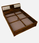 Premium Solid Sheesham Wood King Size Bed for Modern Bedroom - Image 7