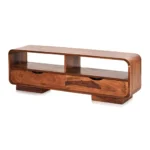 Qorvella Modern Wooden Media Display Unit - Image 2